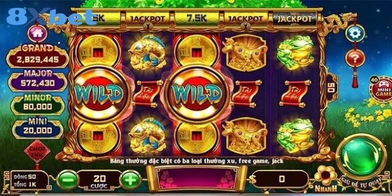 Cung Hỷ Phát Tài 8XBET trải nghiệm giải trí may mắn